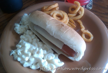 hot dog dinner